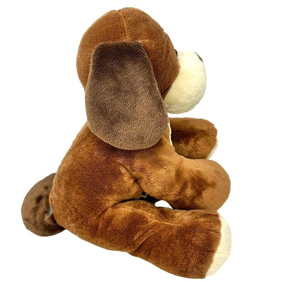 Build A Bear Puppy Dog Plush Velvet Hugs Brown Tan Soft Stuffed Animal Toy 12" - Picture 5 of 12